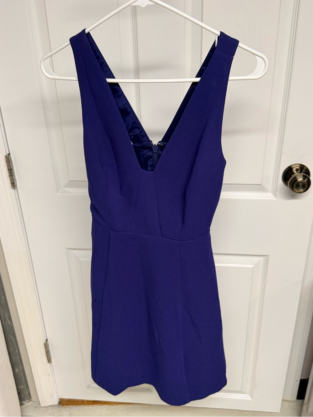 BCBGeneration Royal Blue Satin Cocktail Dress
